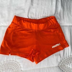 Hooters orange shorts size XXS
